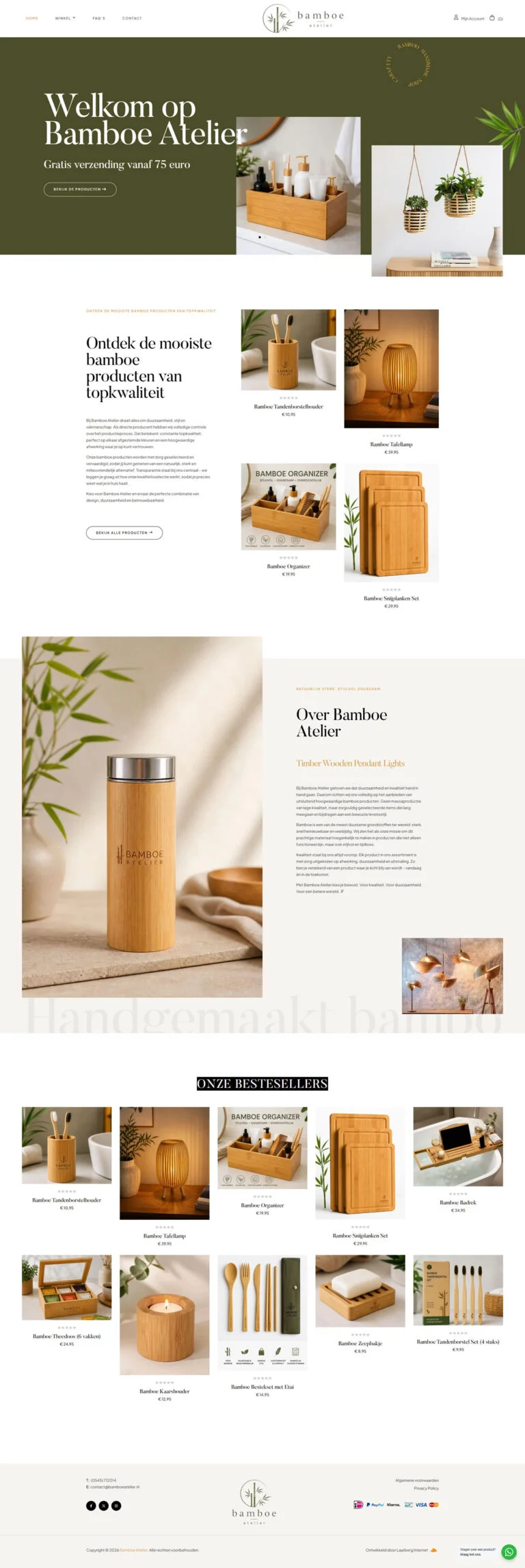 Bamboe Aterlier webshop